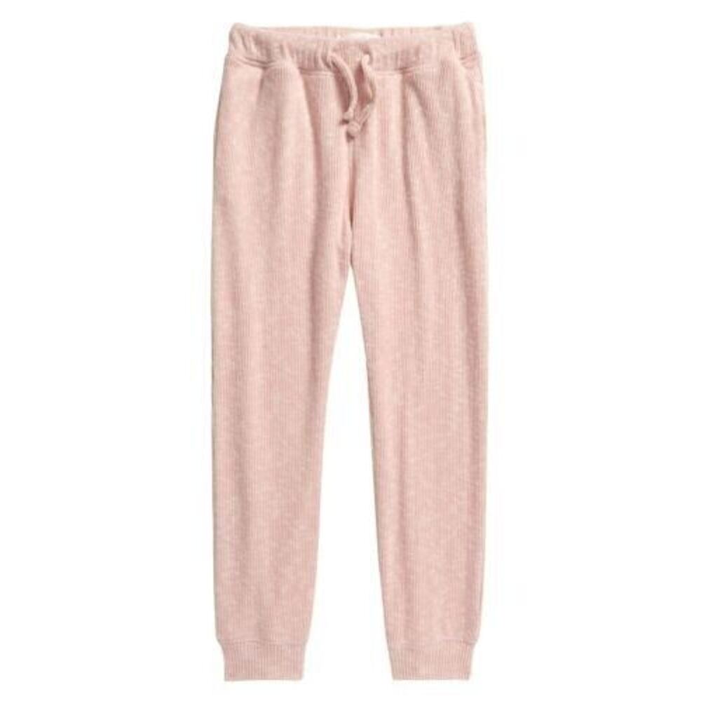 Treasure & Bond Girls Cozy Rib Joggers in Pink Smoke Heather Size M (8/10) $29
